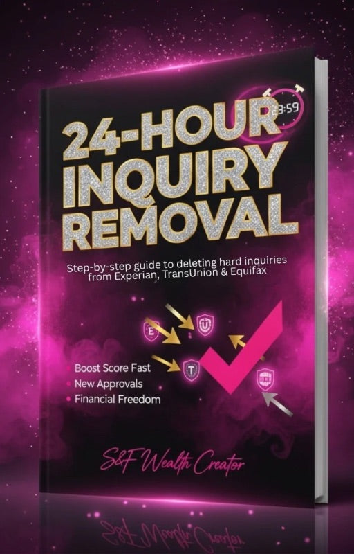 Book titled '24-Hour Inquiry Removal' on a purple background